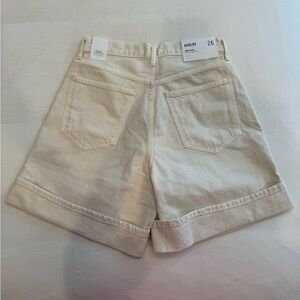 Agolde Dame Jean Shorts High-Waisted Cuffed